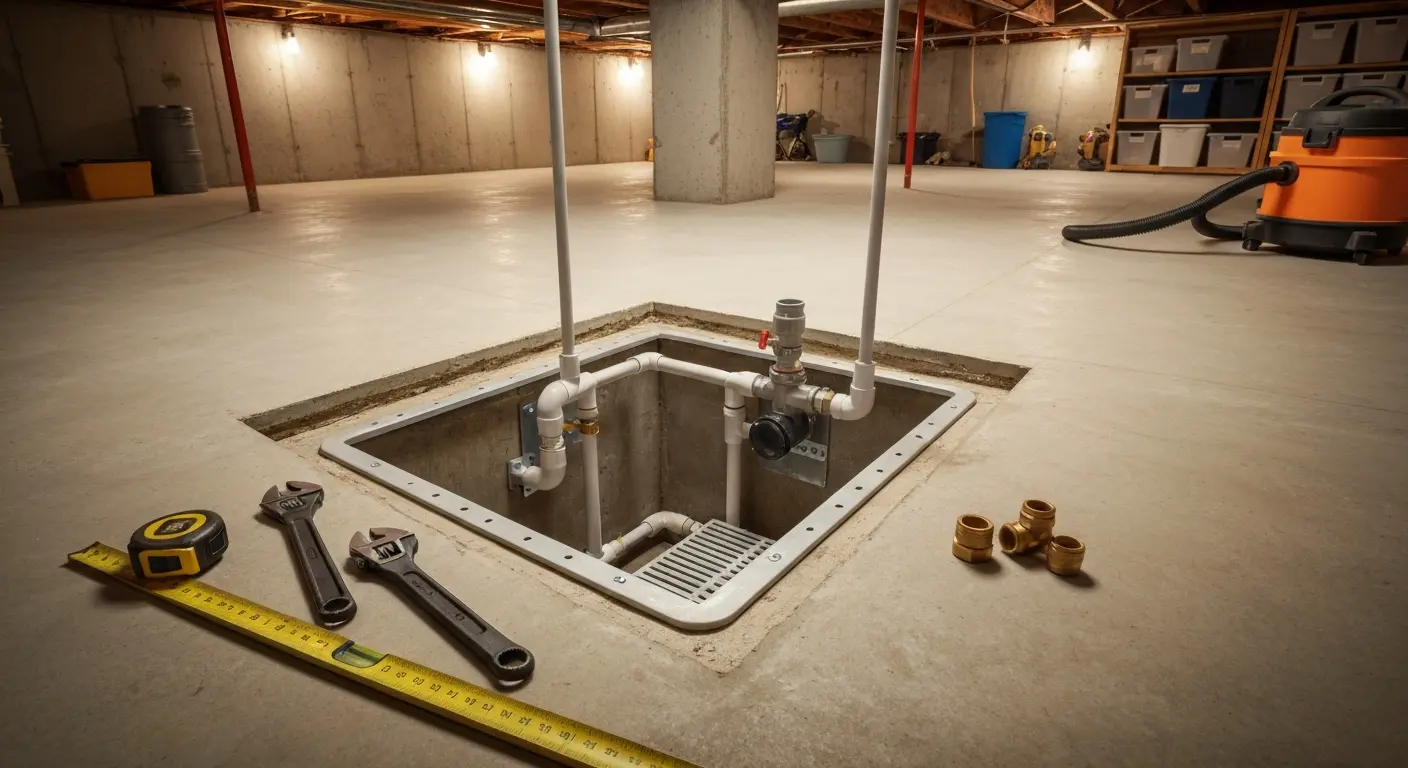 Ejector pump installation