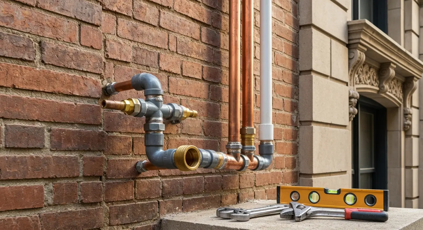 Water line repair in Chinatown