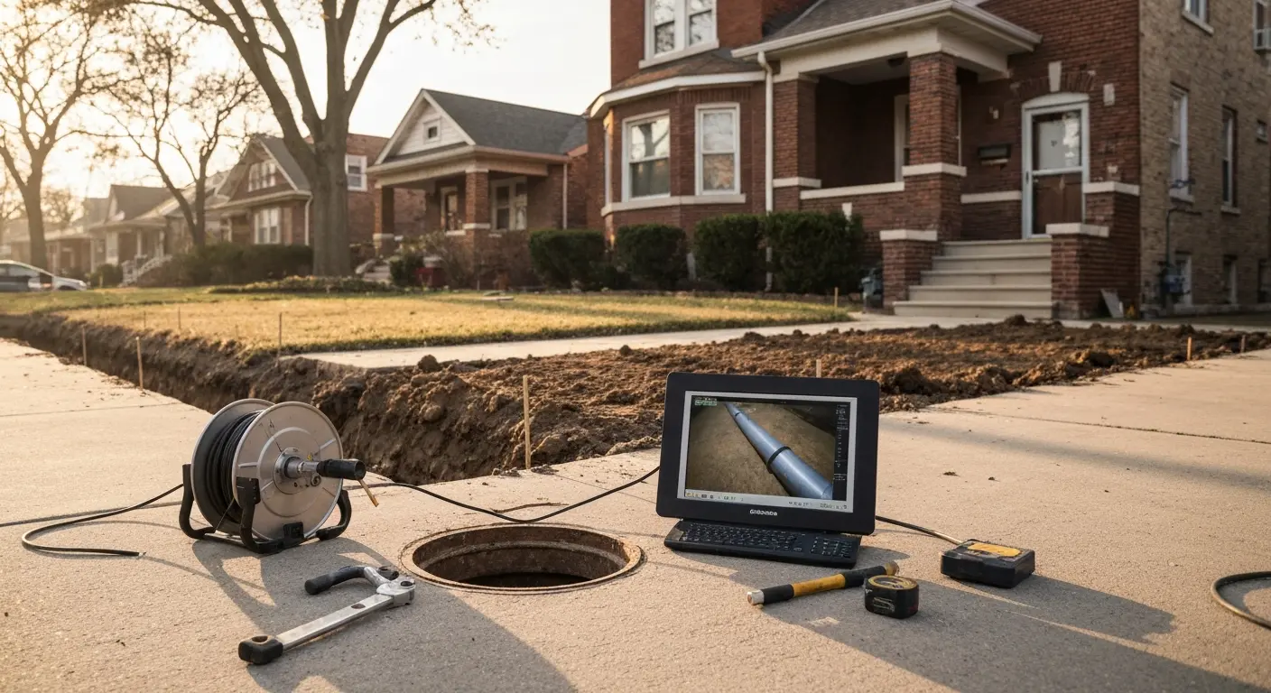 Sewer repair in Hyde Park