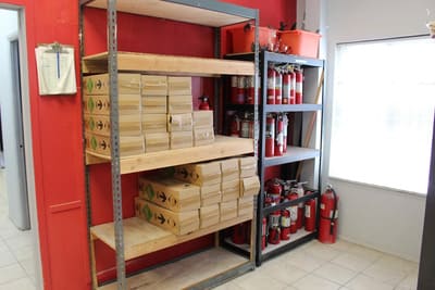 Fire extinguisher cabinets in Vernon