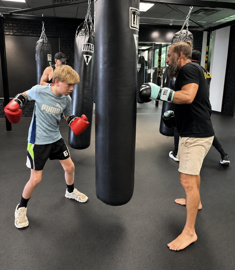 Youth boxing at KC Boxing and Fitness
