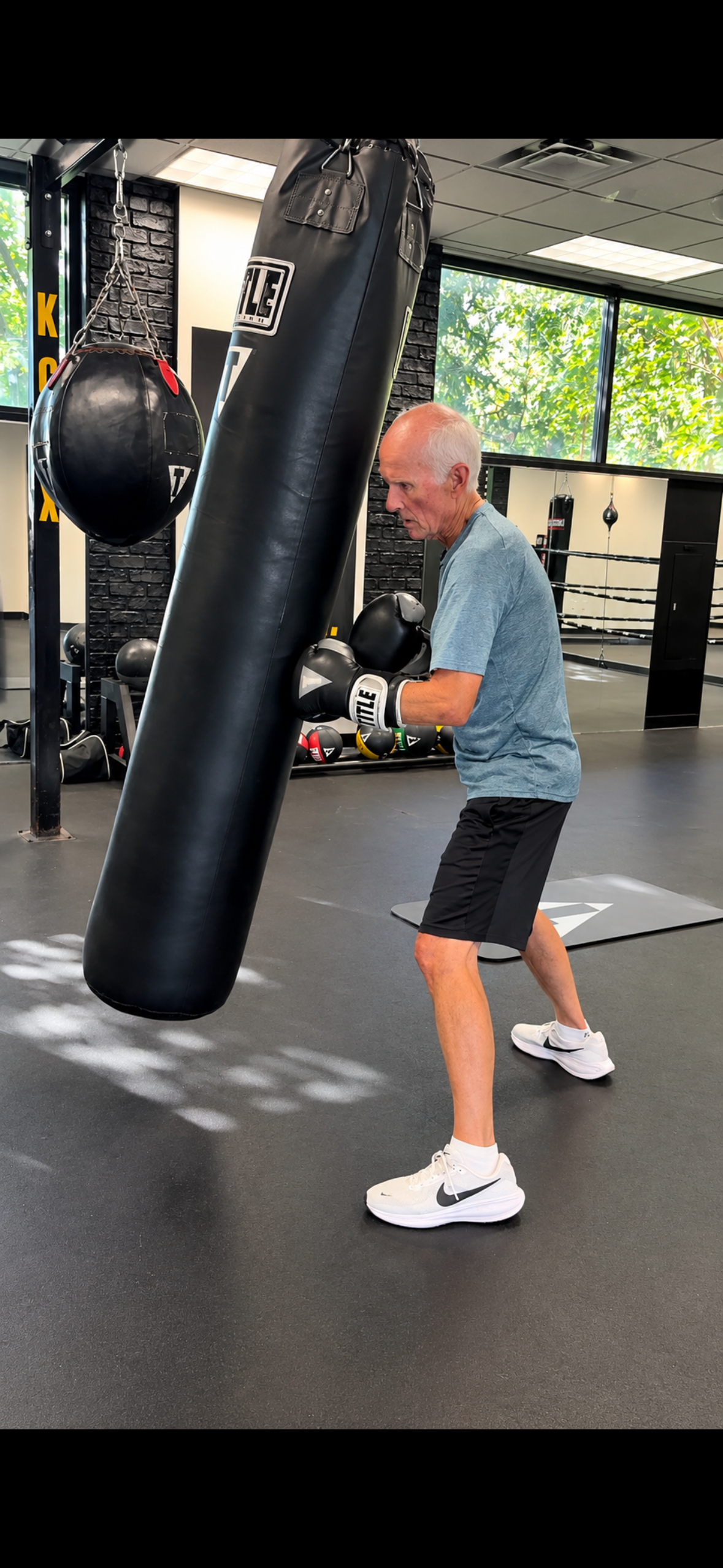 Senior fitness session at KC Boxing and Fitness