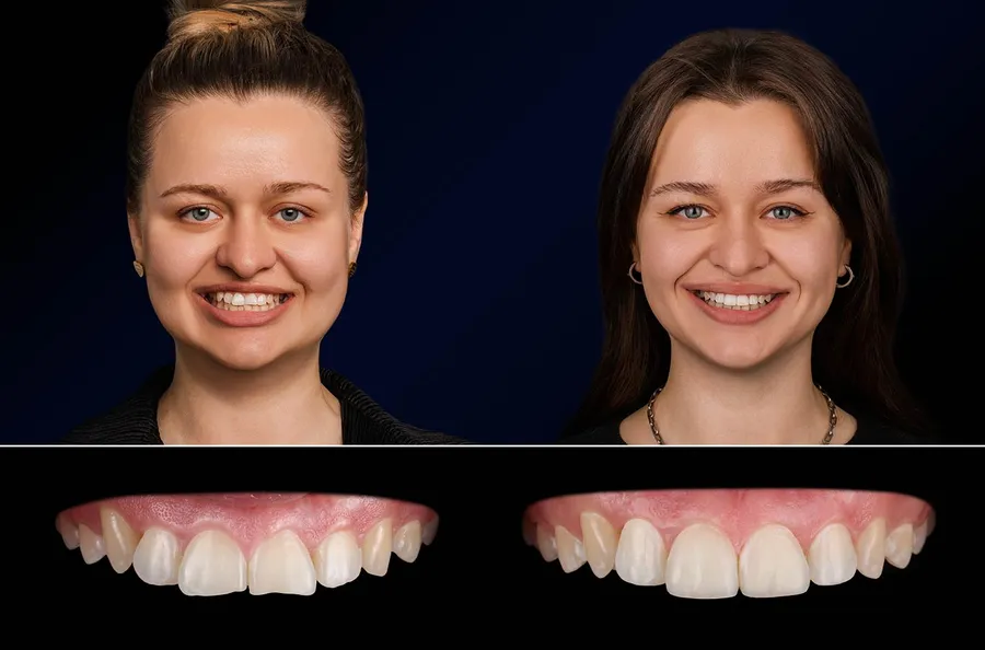 Pacient Dentus Dentino: portret și dinți înainte și după