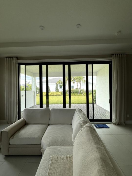 Living room with Drapes