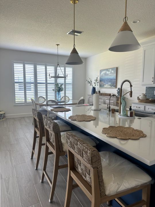 Kitchen with Plantation Shutters