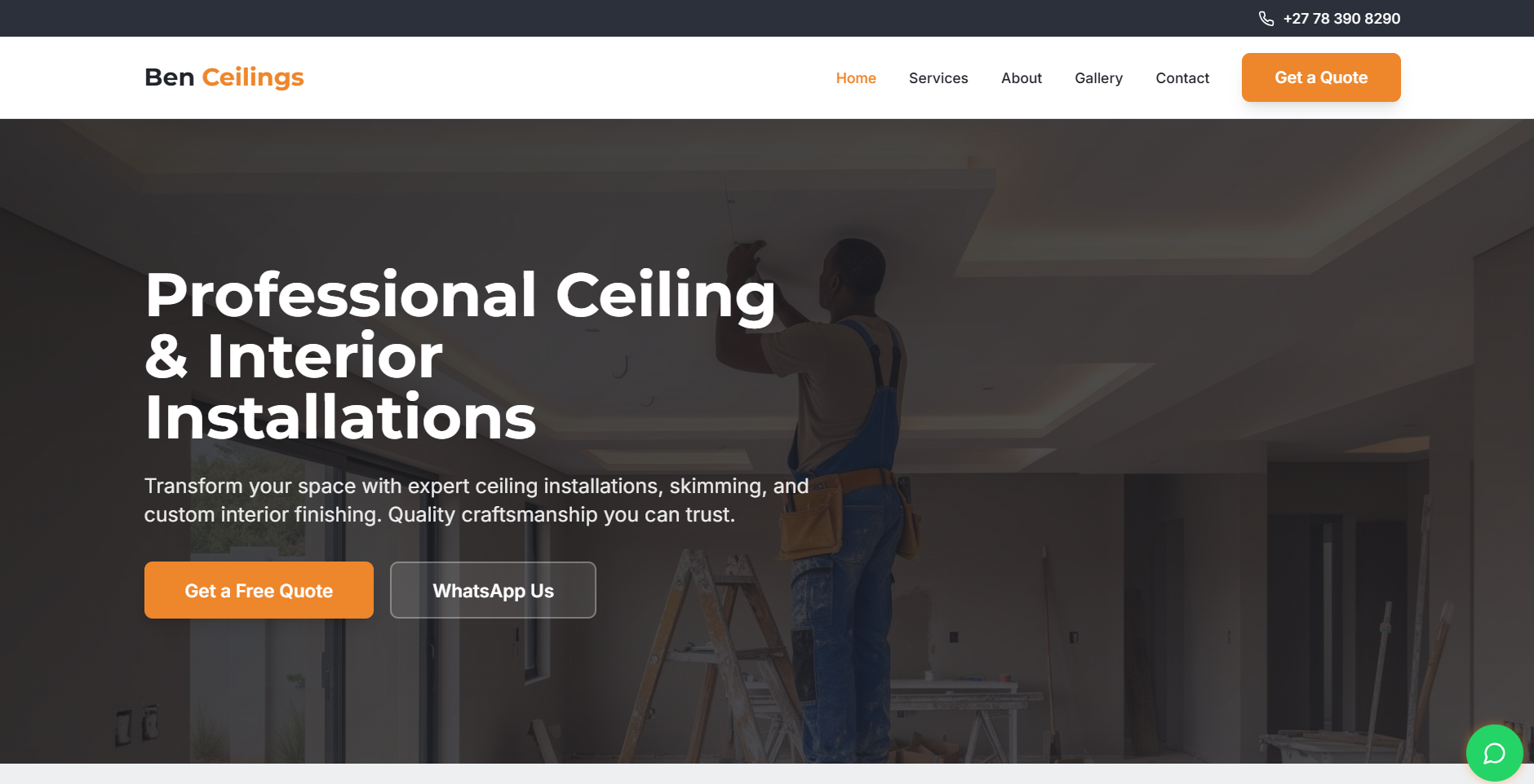 Bosco Home business website portfolio entry