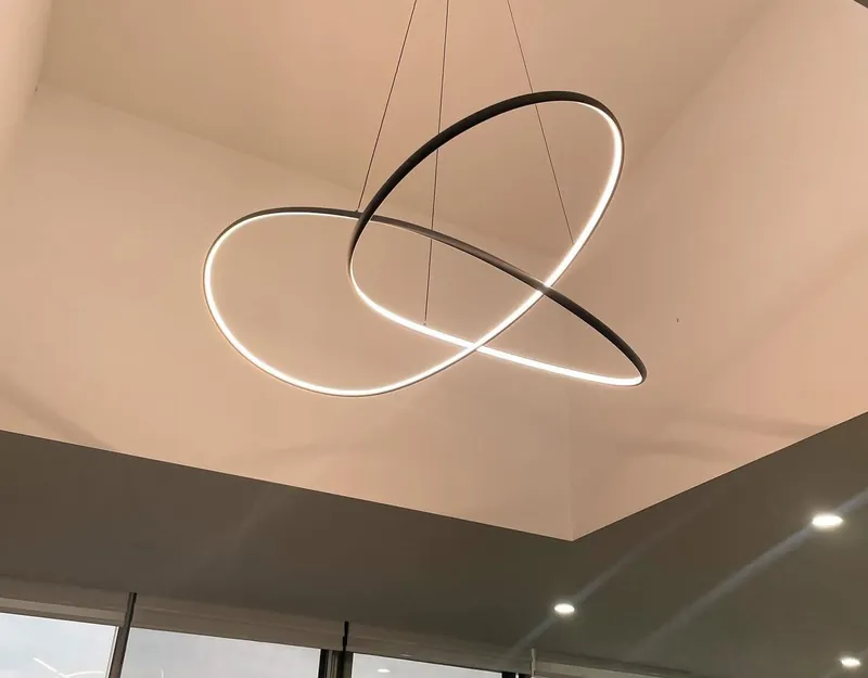 LED pendant and downlights installed by Dunamis Power in a Western Sydney home