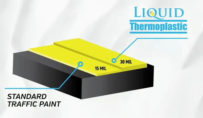 SealMaster liquid thermoplastic pavement marking application Northern Virginia