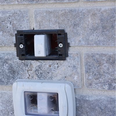 Outdoor electrical switch with protective cover