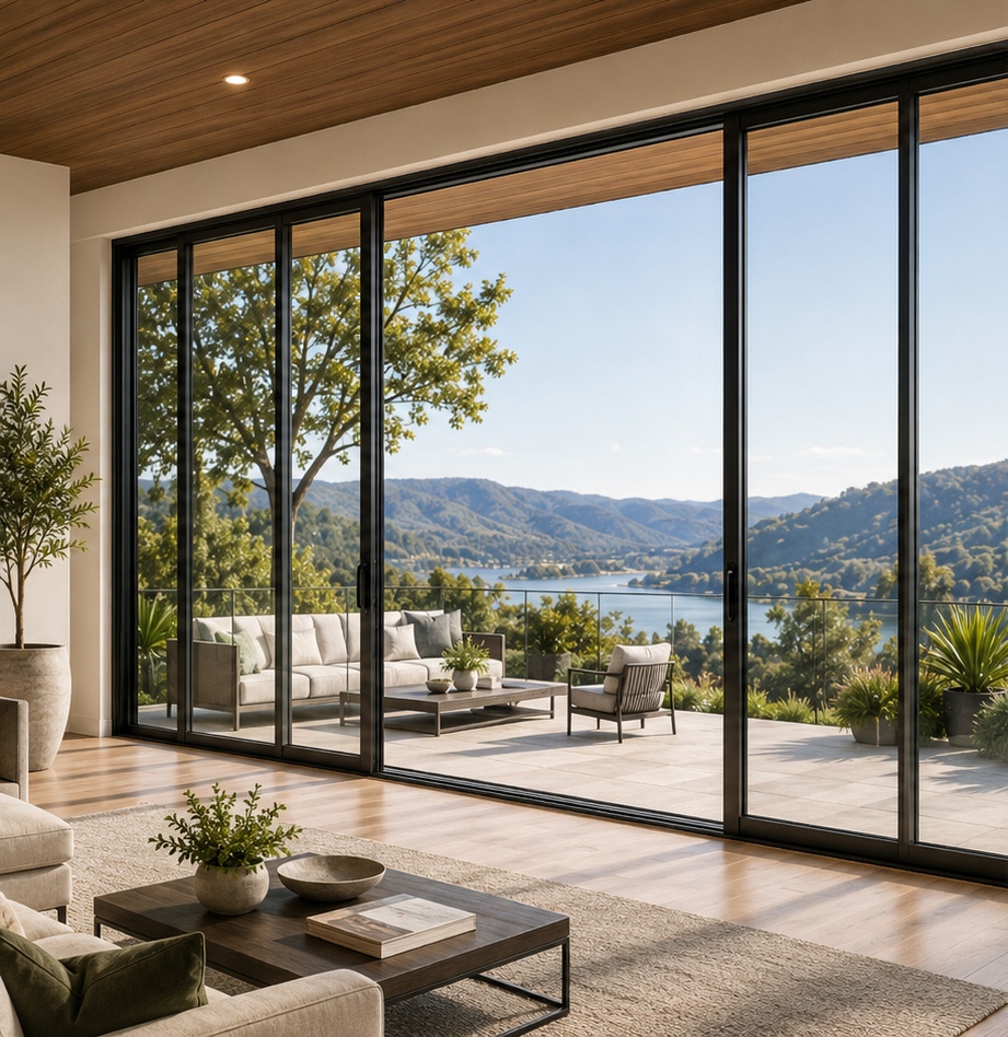 Aluminum Full Glass Sliders