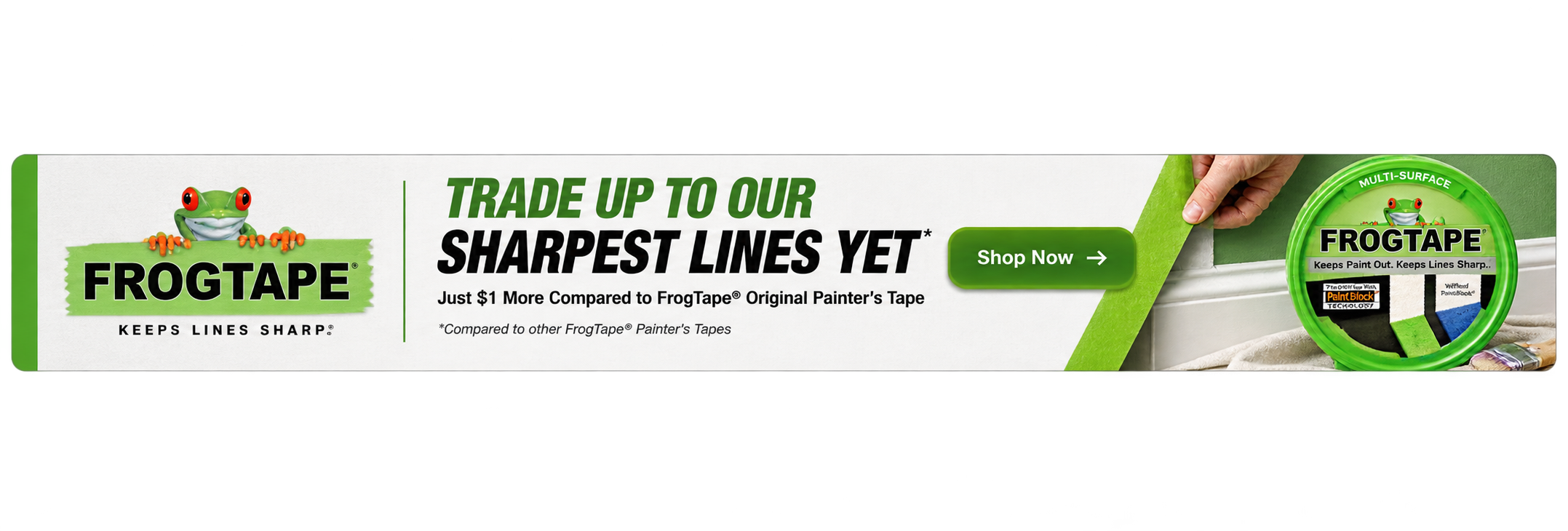 FrogTape savings banner