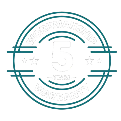 5 Year warrenty sticker