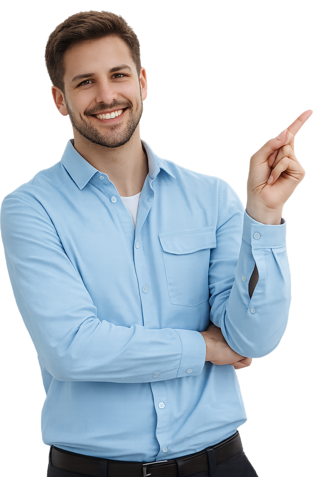 Représentant AutoVenteDirect présentant la mission de l’entreprise