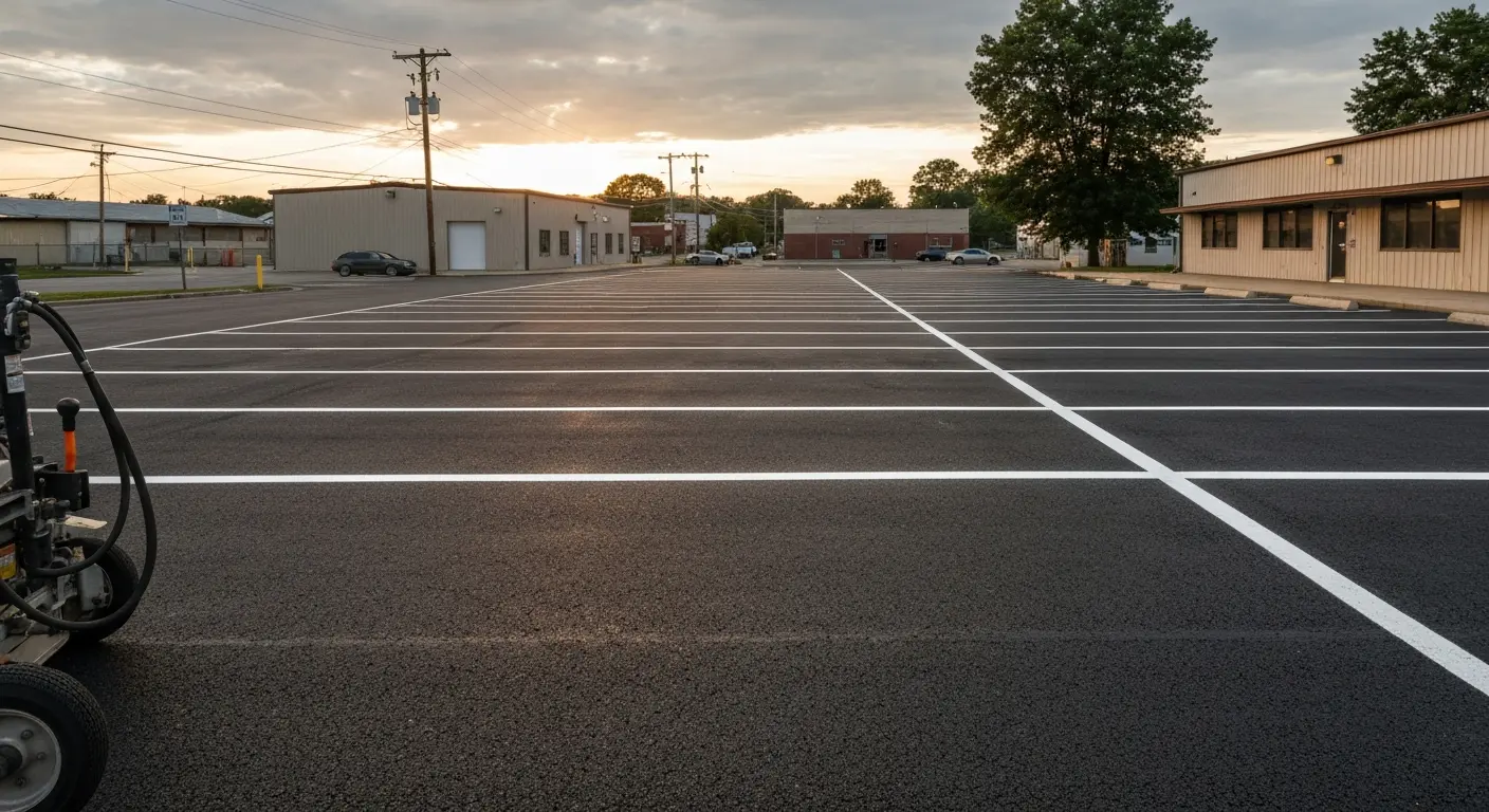 Commercial parking lot repair