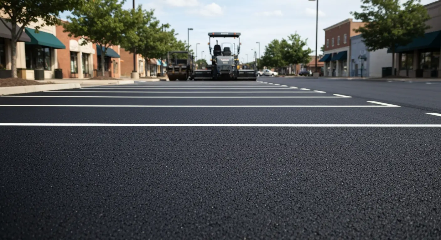 Parking lot paving project