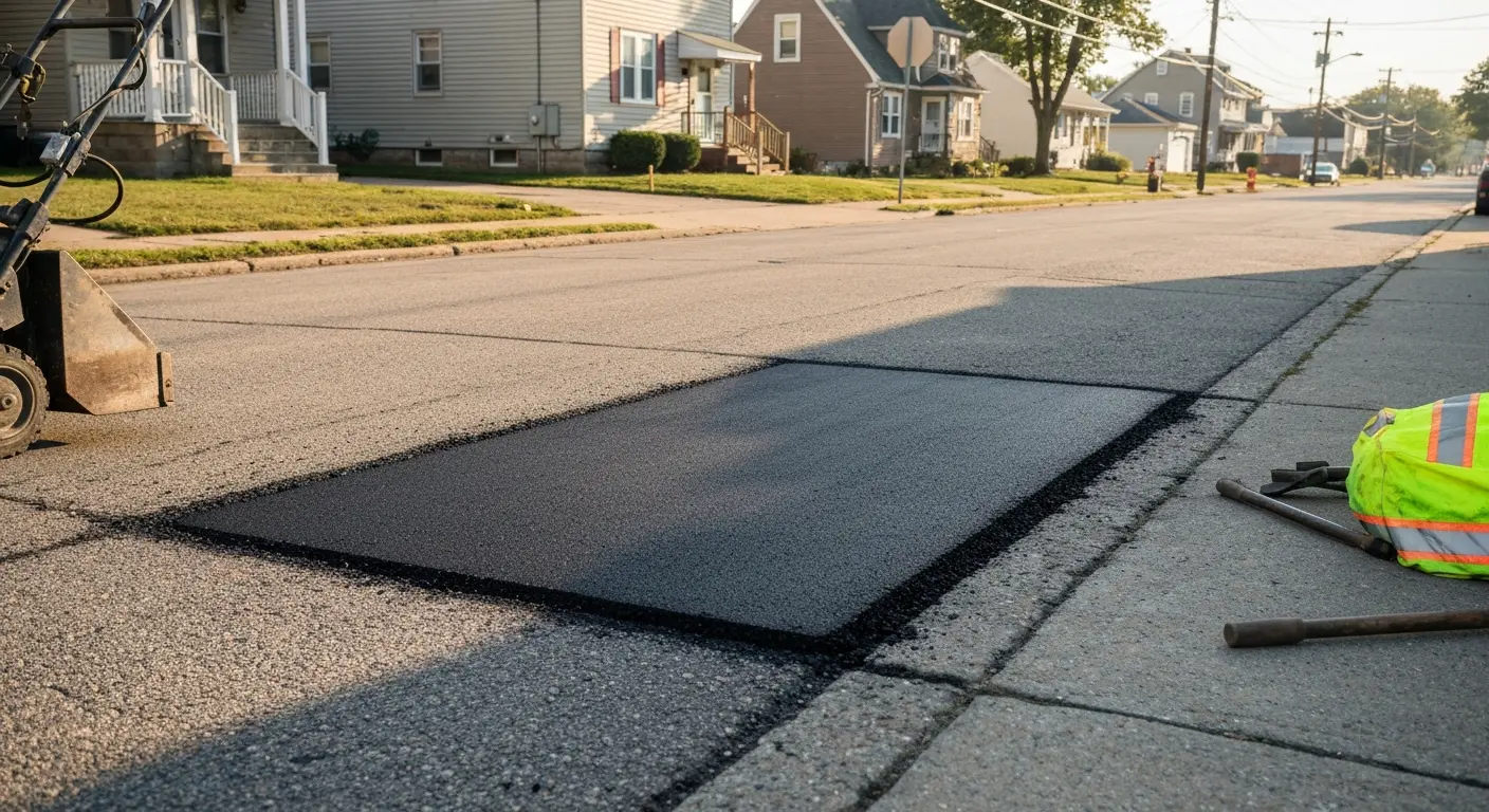 Asphalt pothole repair