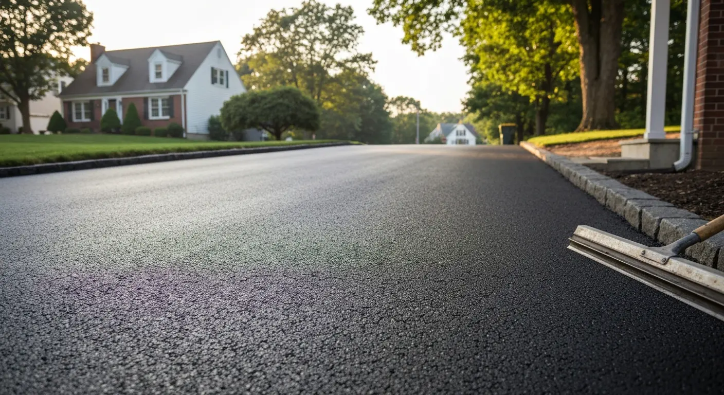 Driveway paving in Delmont