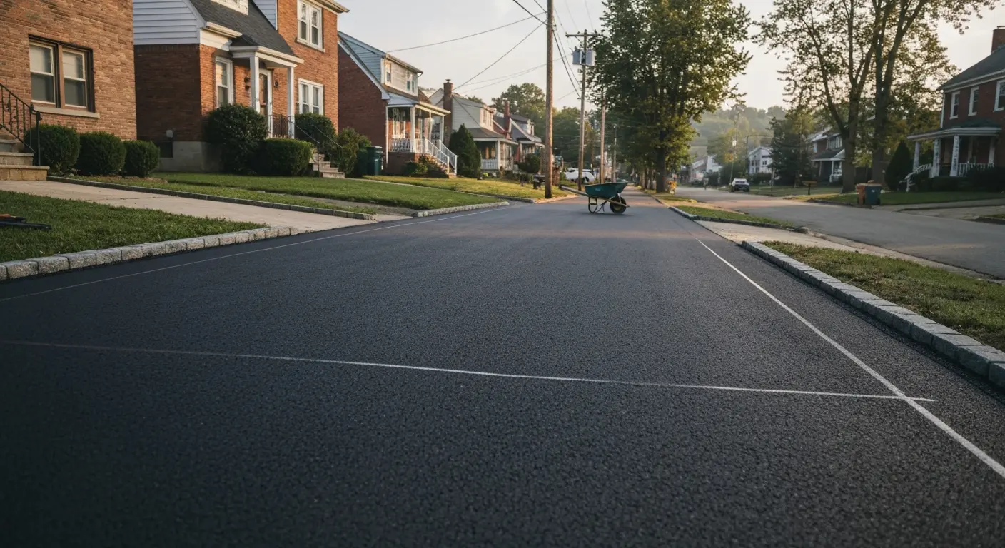 Asphalt paving project