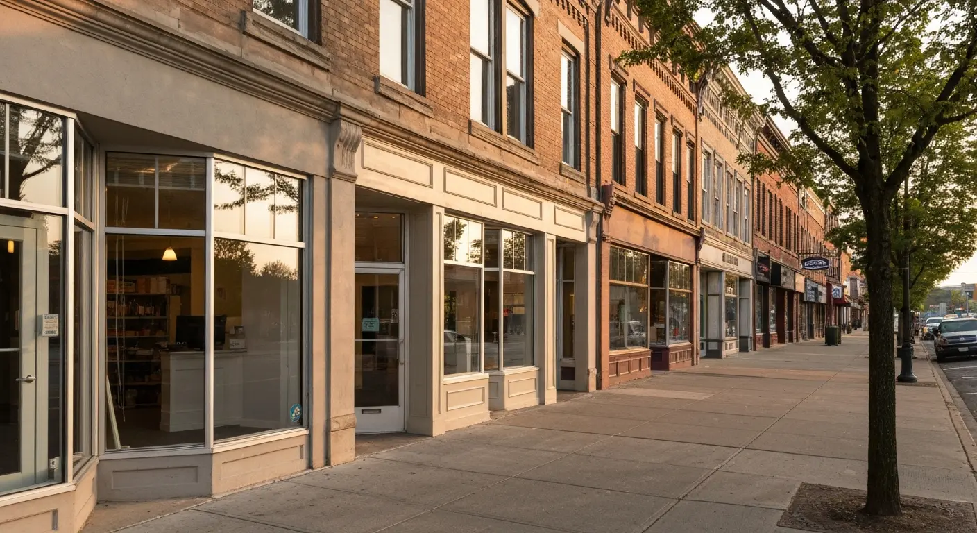 Ford City downtown streets