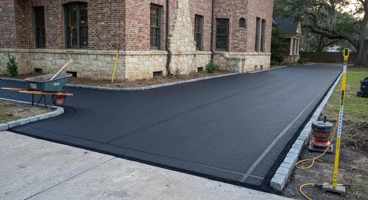 Asphalt paving project