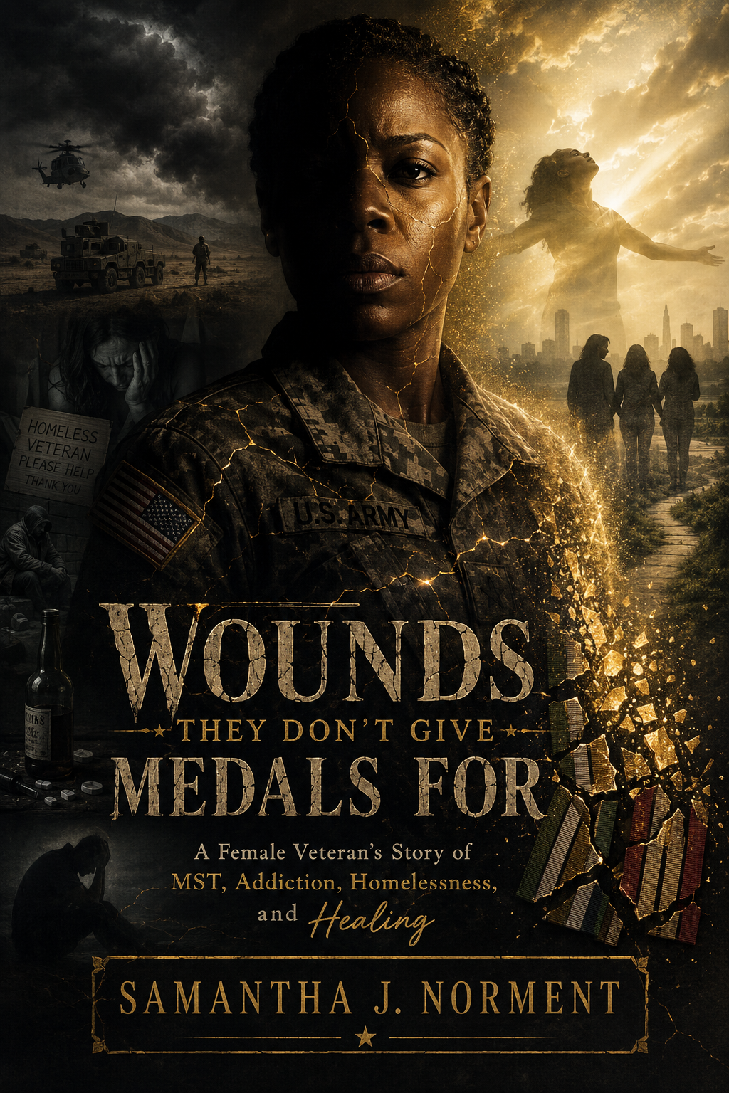Wounds They Don't Give Medals For by Samantha J. Norment