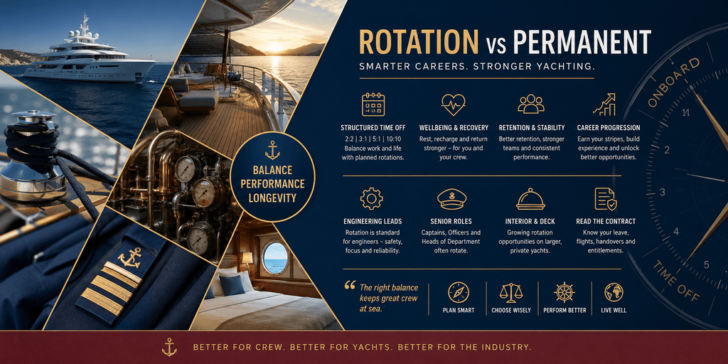 Rotation vs Permanent Positions in Yachting Rotation vs Permanent Positions in Yachting