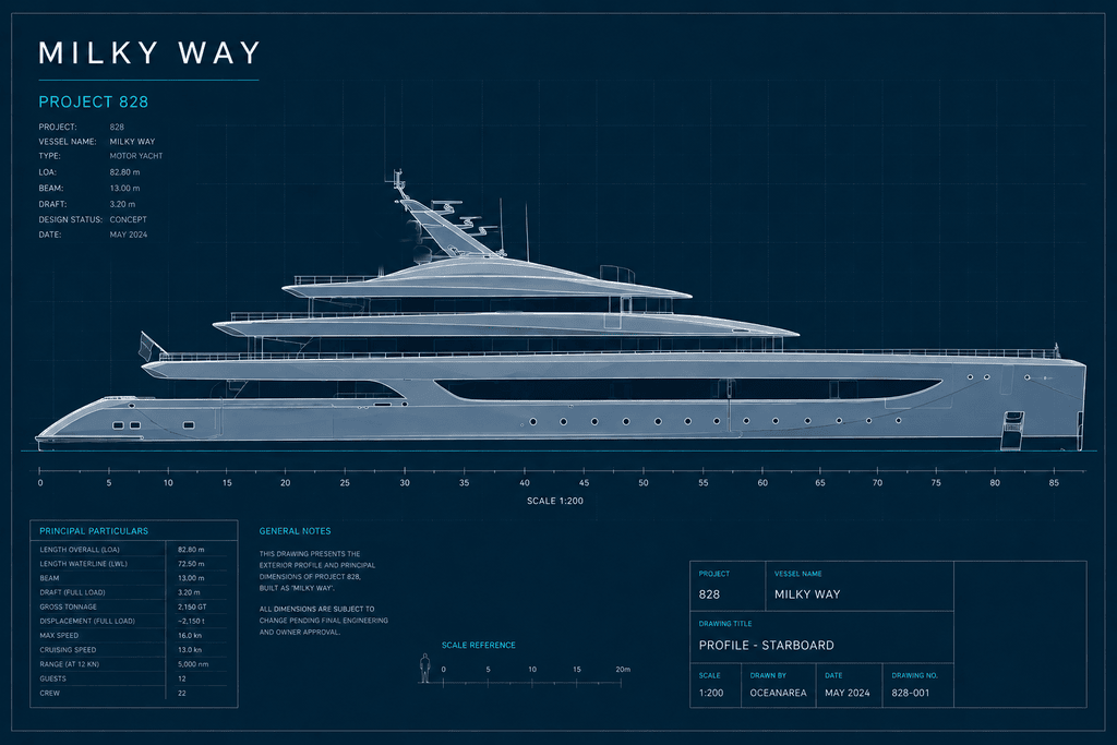 89m Feadship Project 828 Milky Way Launched in Amsterdam 89m Feadship Project 828 Milky Way Launched in Amsterdam