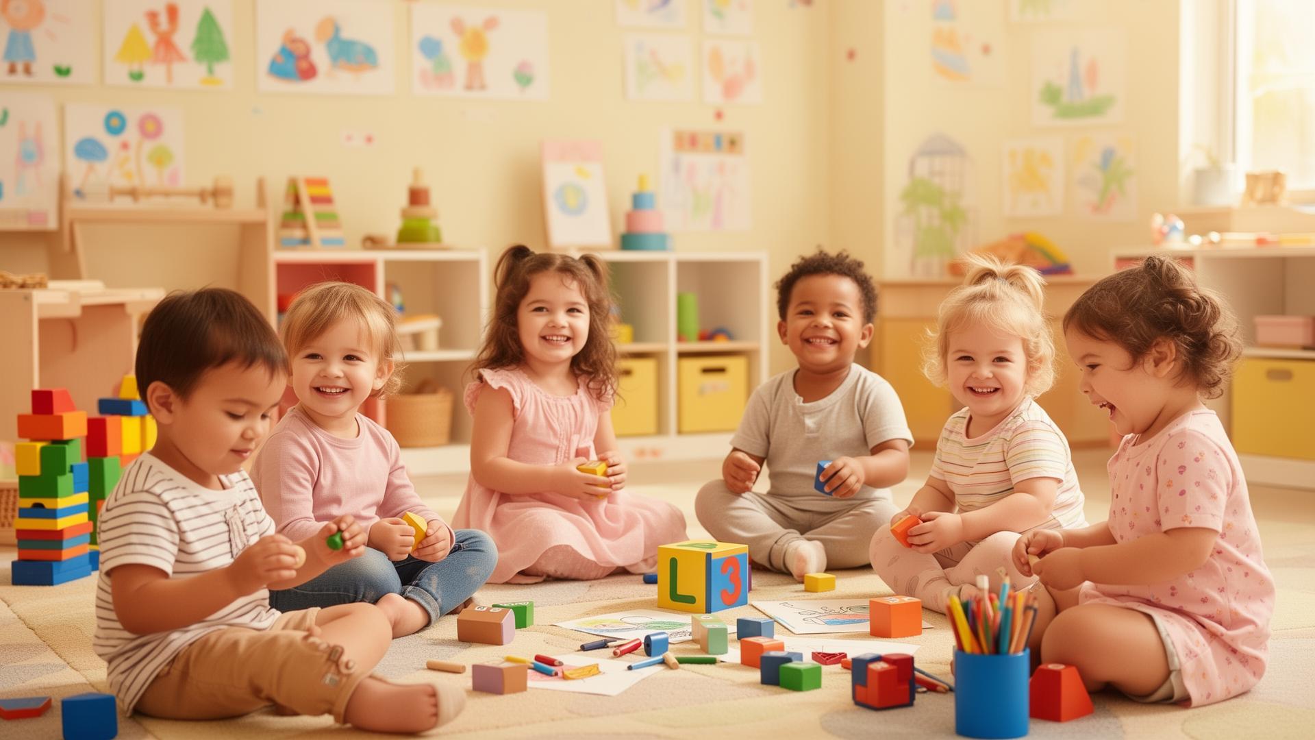 Children playing and learning at Butterfly Clubhouse