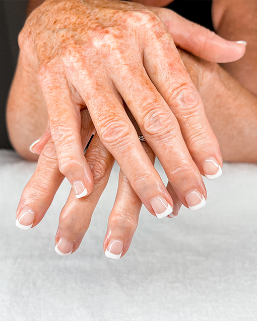 Square French Manicure