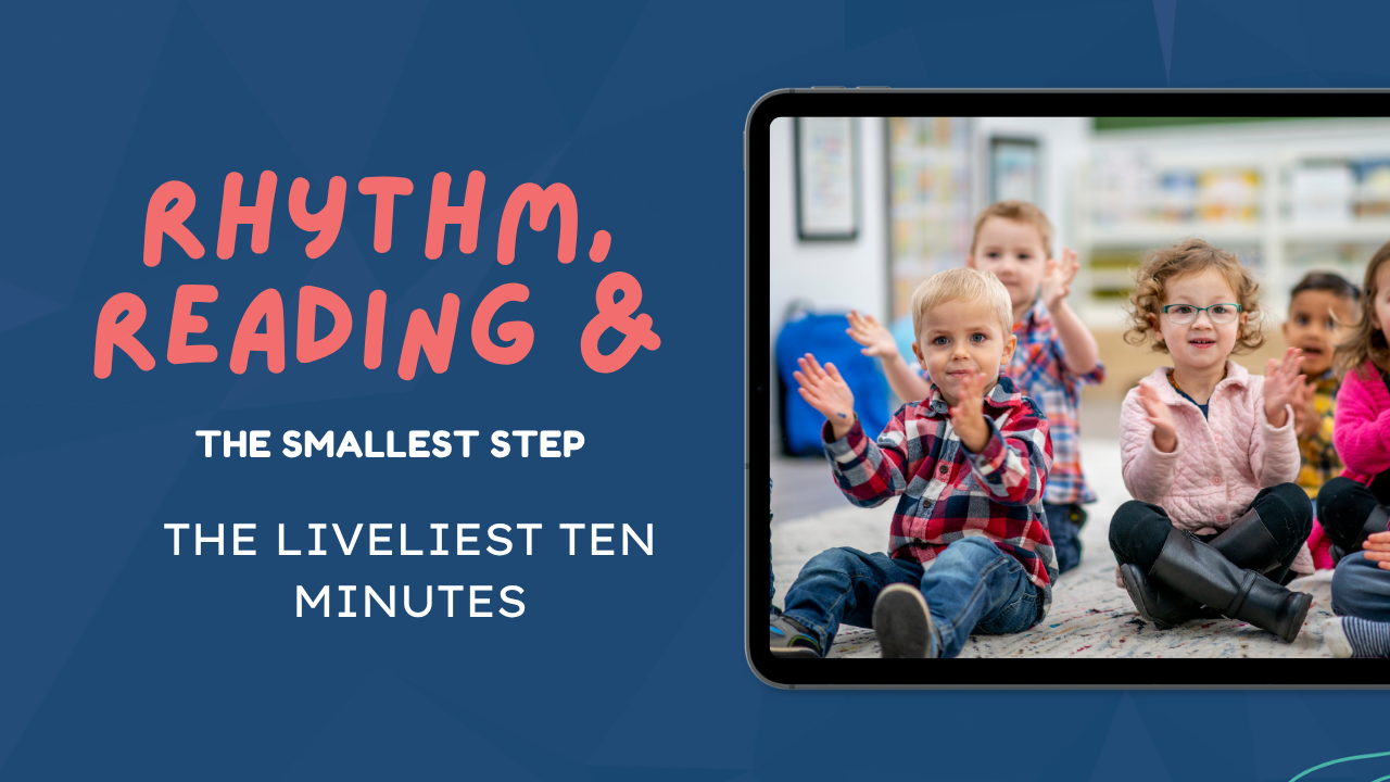 Children enjoying joyful, rhythmic activities Children enjoying joyful, rhythmic activities