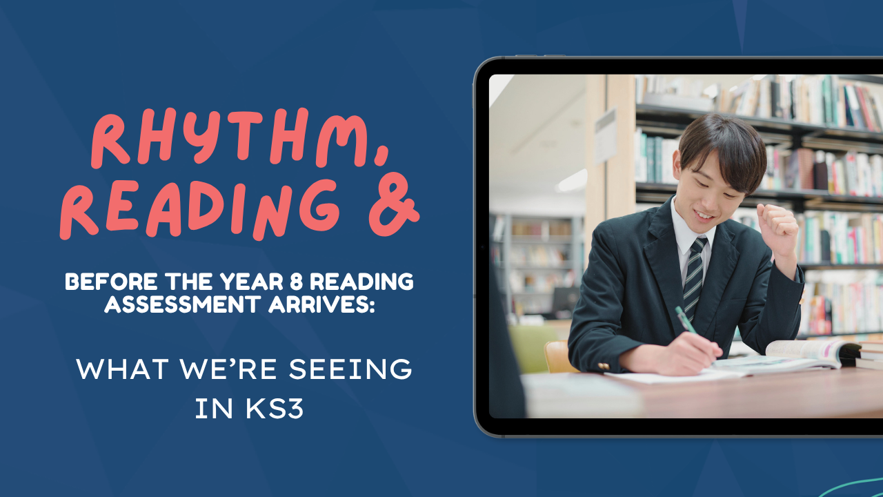 A  candid shot of a secondary-age student genuinely engaged with a book — not smiling at camera, more caught mid-read