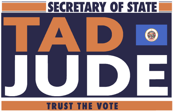 Tad Jude for Minnesota Secretary of State
