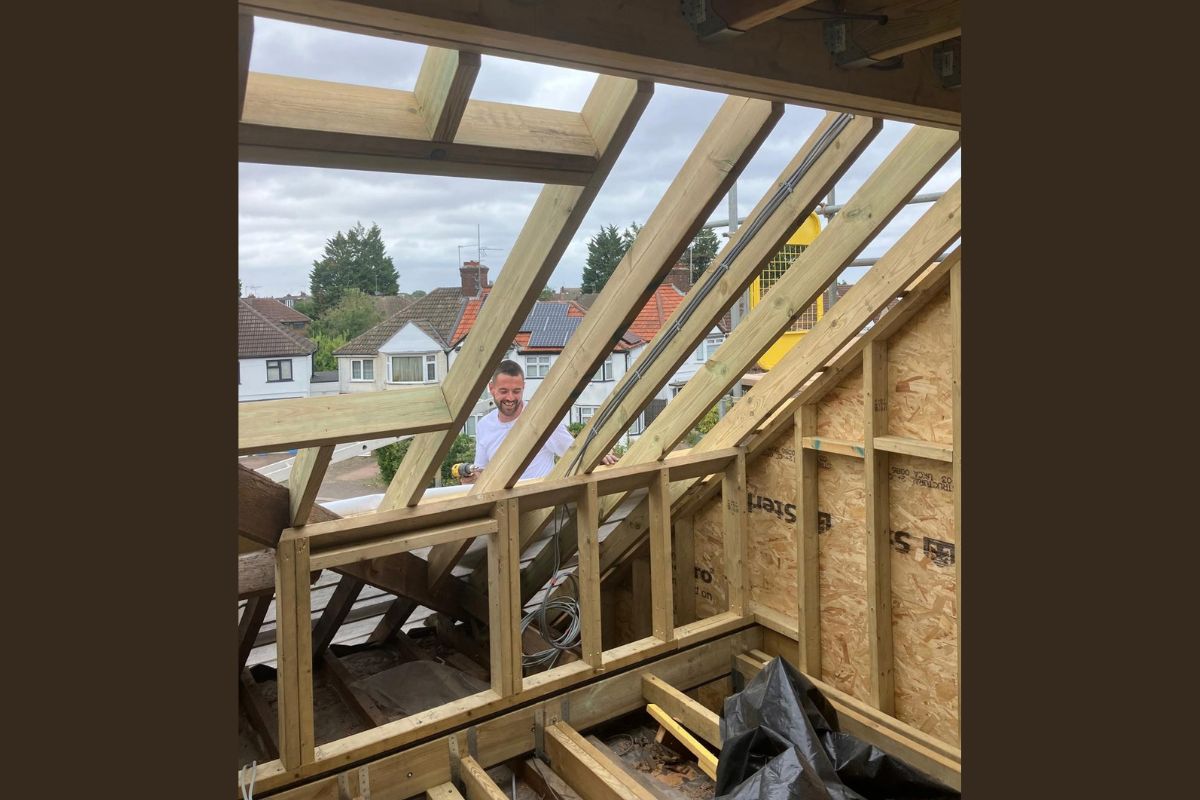 Loft conversion project photograph 2 of 8 by Watford Builders