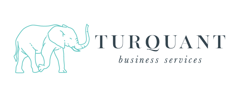Turquoise elephant Turquant Business Services logo