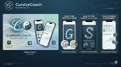 The Cursive Coach App Interface
