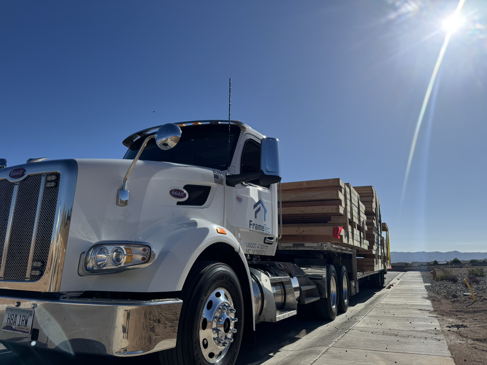 FrameTec logistics and delivery