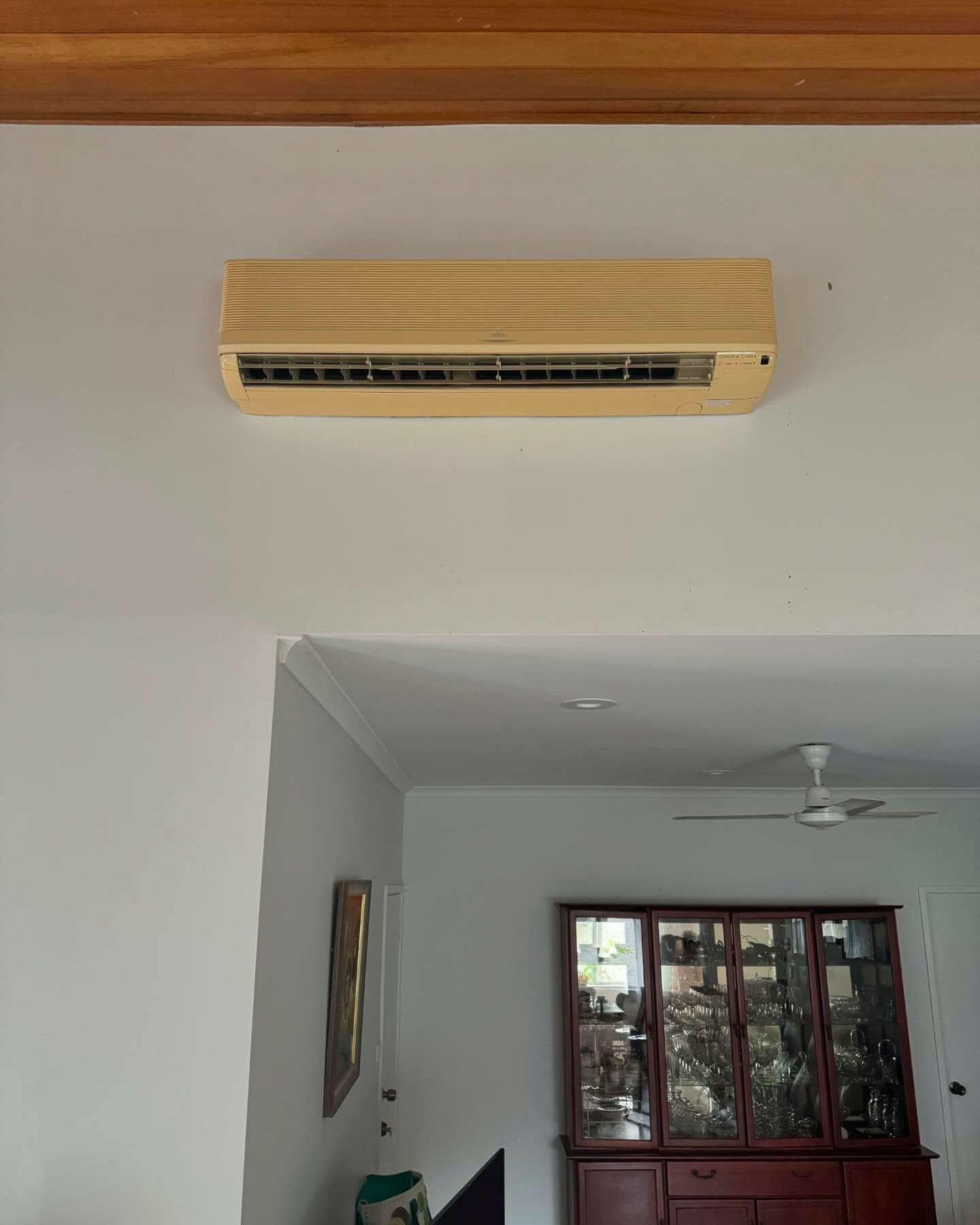 Daikin Split System Changeover - before