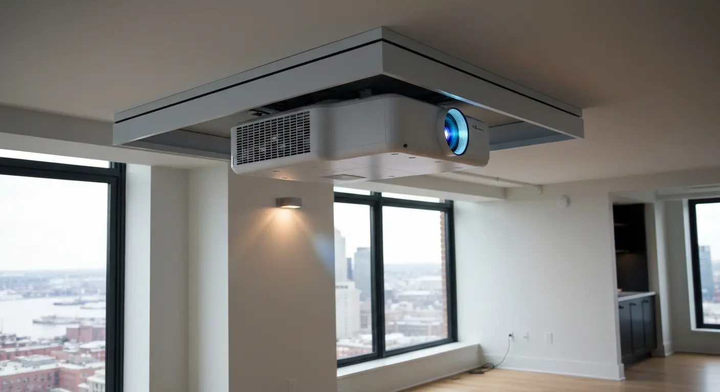 Projector installation in West End condo