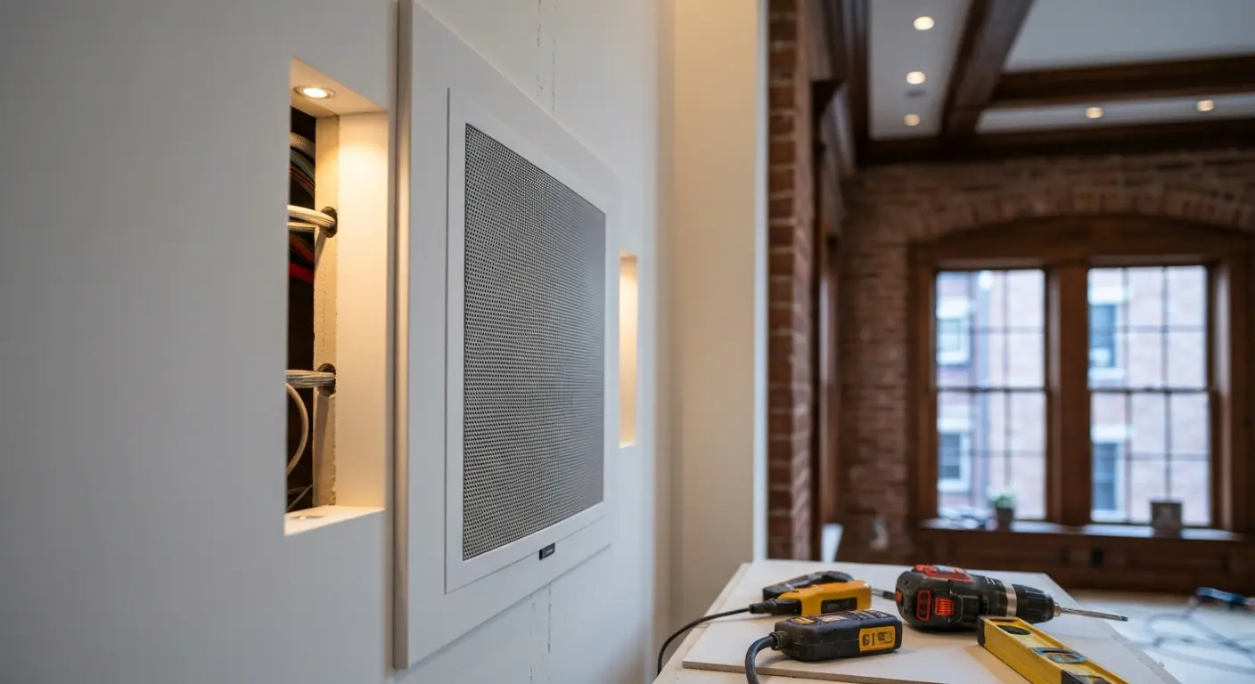 In-wall surround speakers for home theater