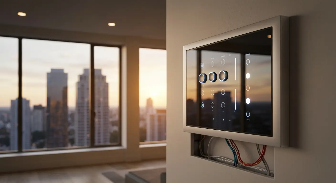 Lighting control panel installation