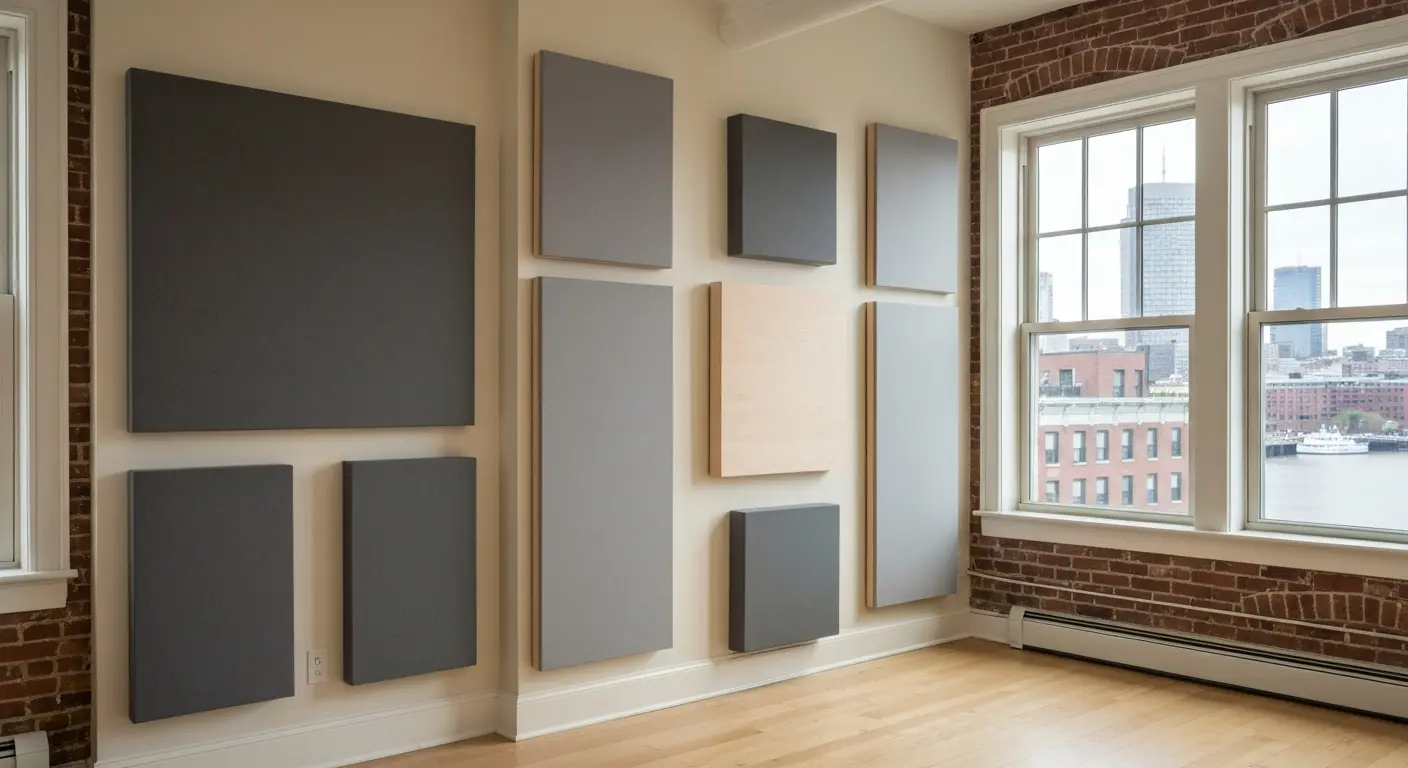 Acoustic panels and bass traps