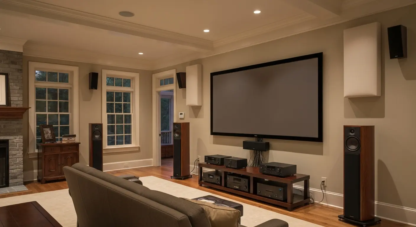 Home theater installation