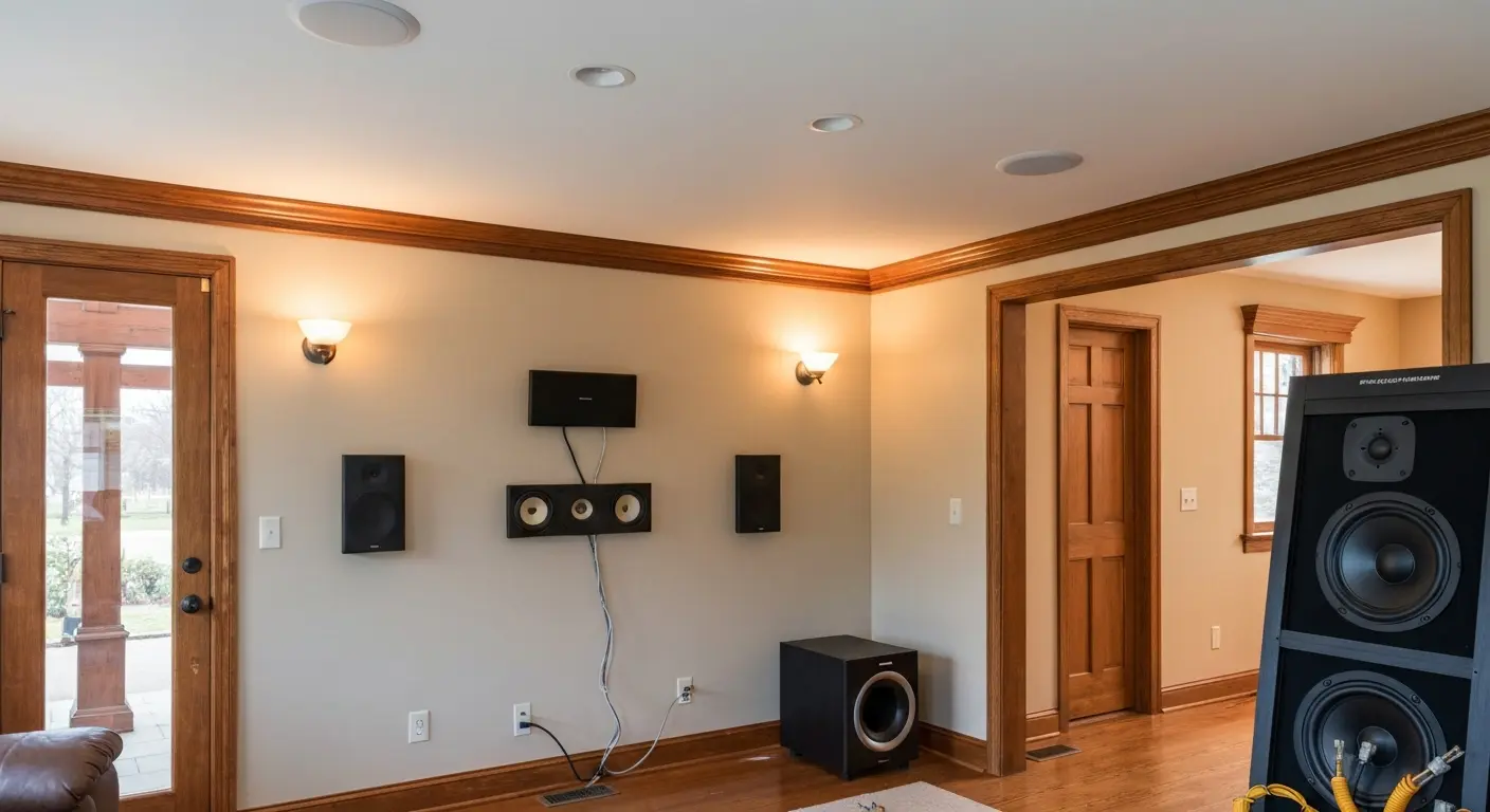 Home theater surround sound system
