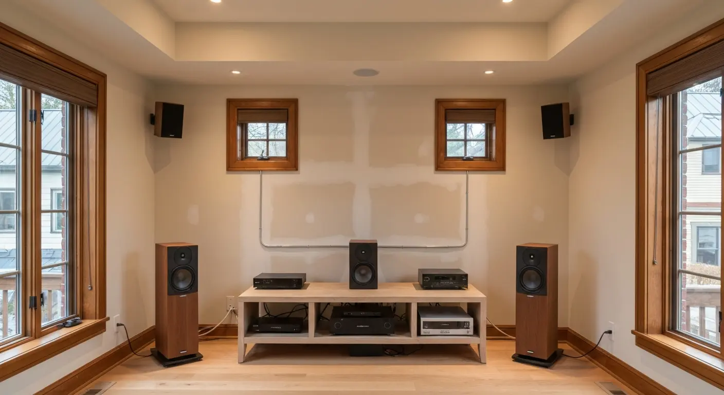 Speaker placement and surround sound installation