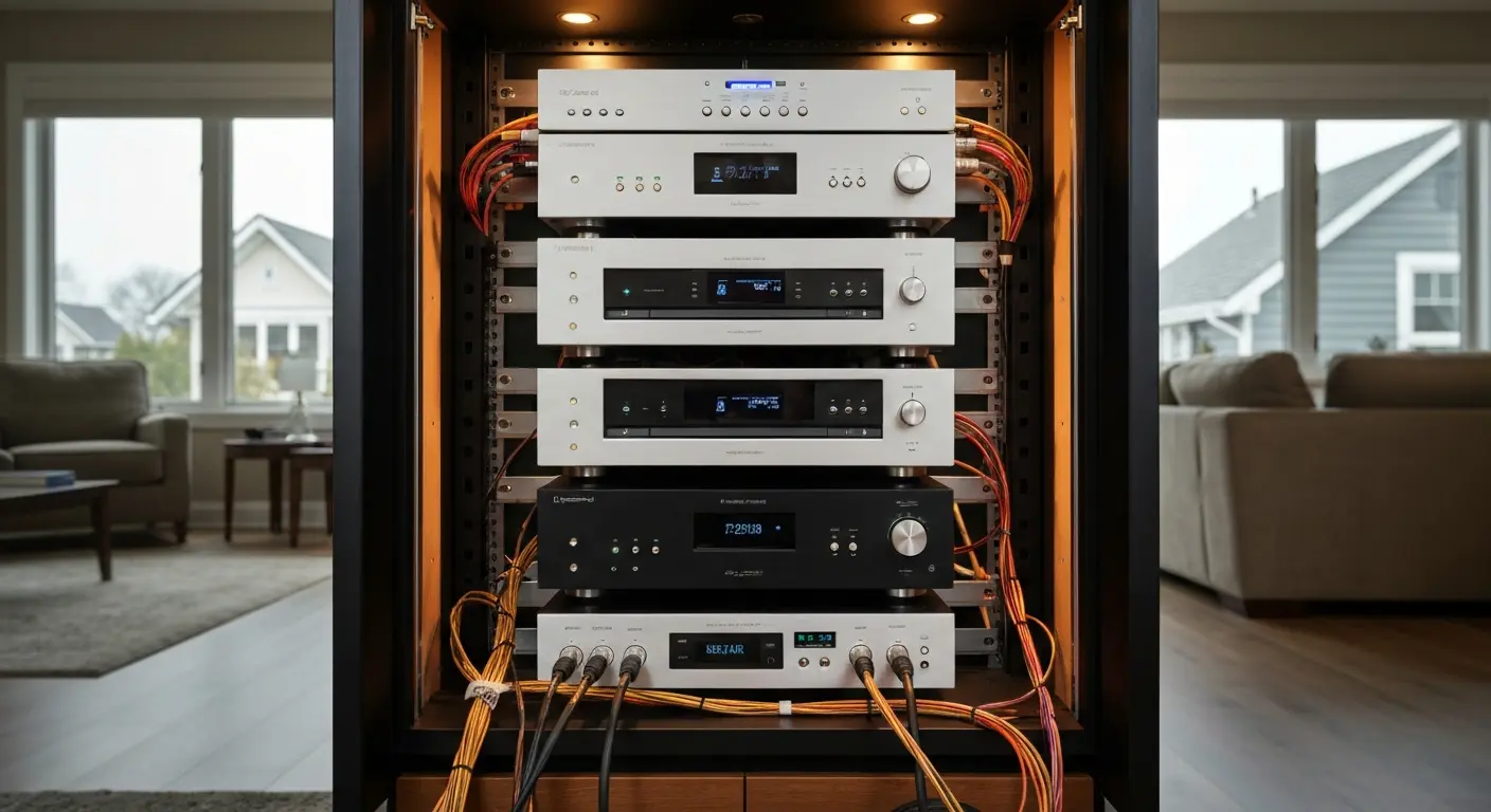 AV receiver installation and setup