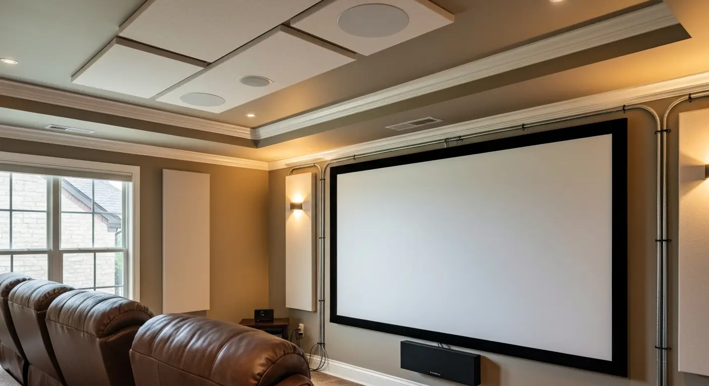 Complete home theater system setup