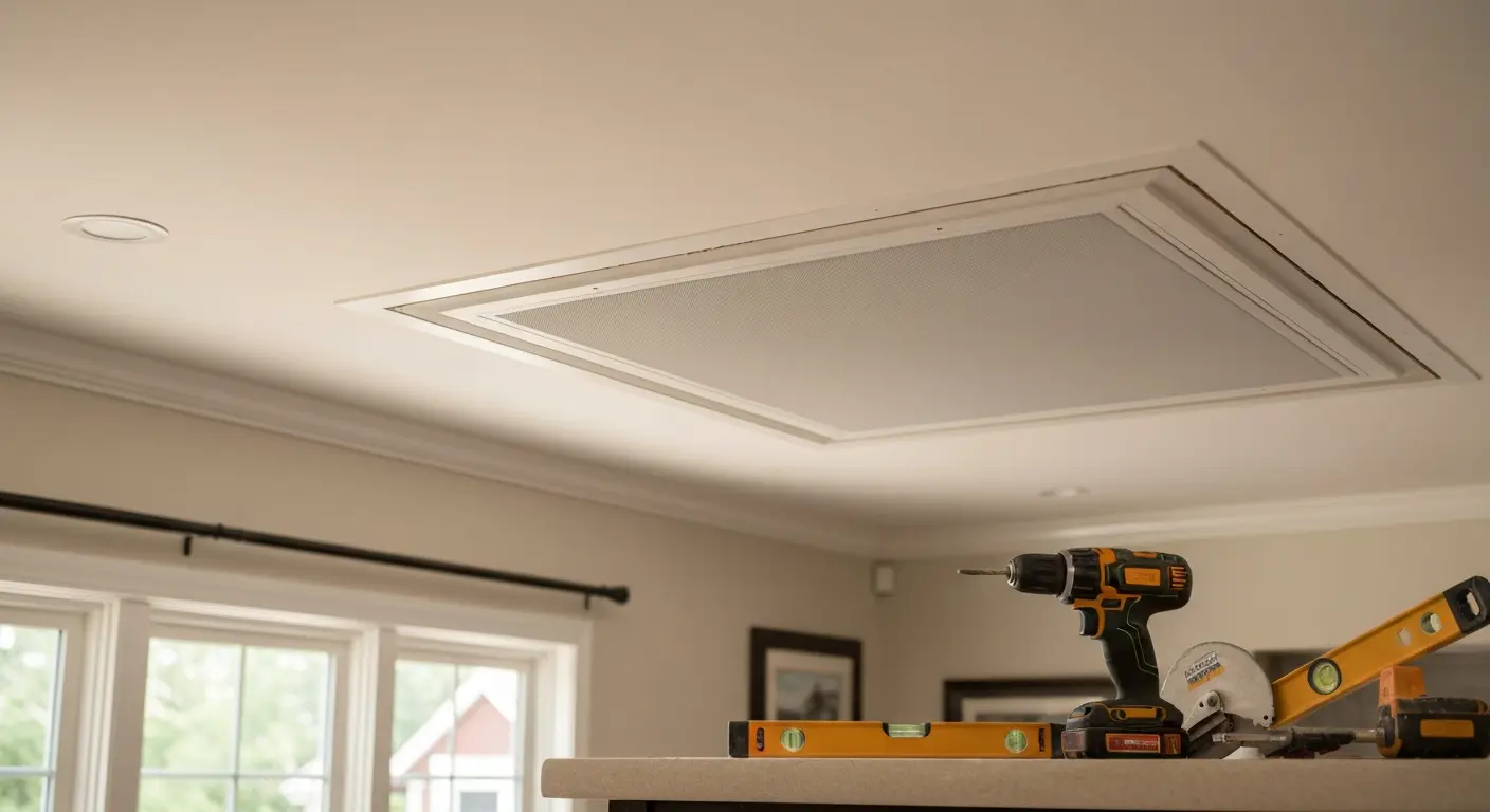 In-ceiling speaker installation