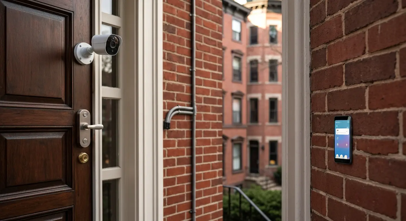 Smart home security installation