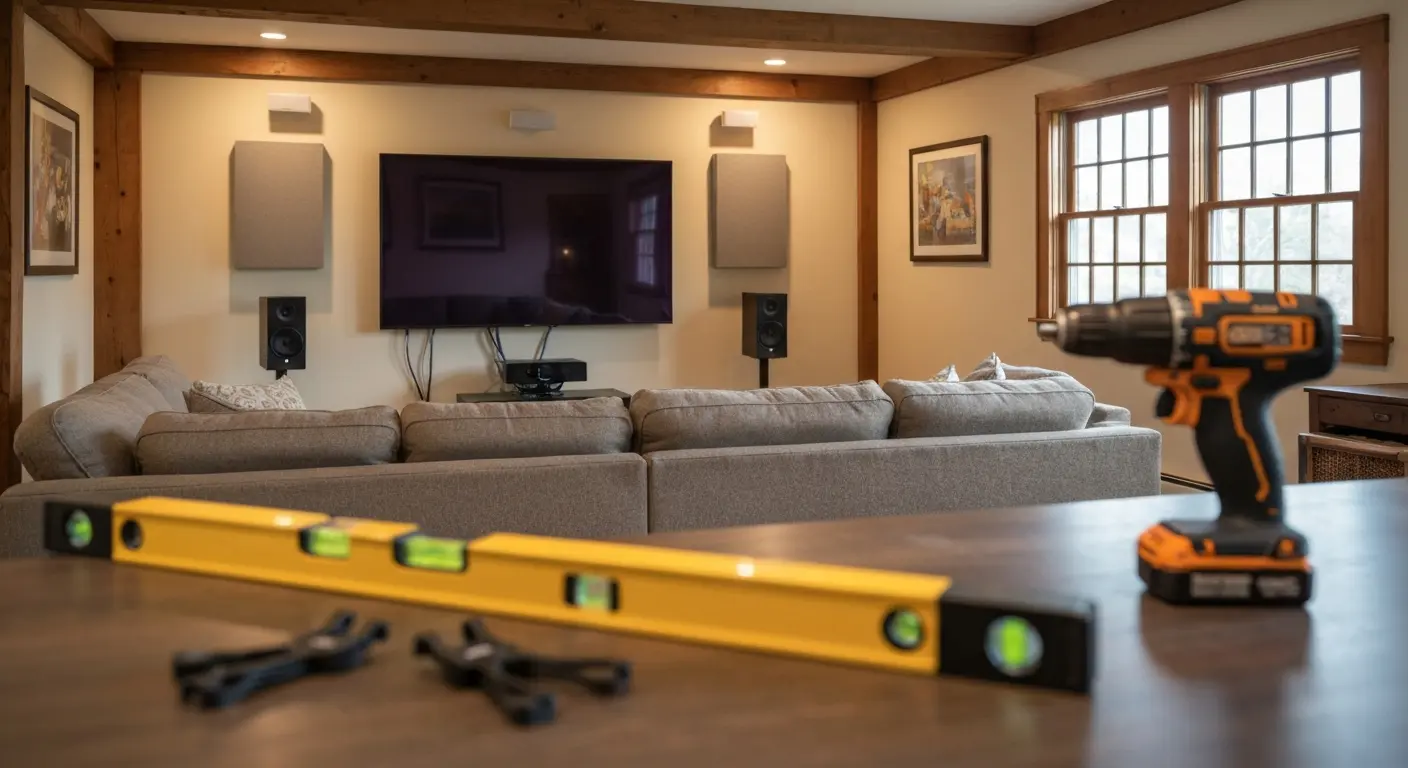 Home theater installation in Norwood
