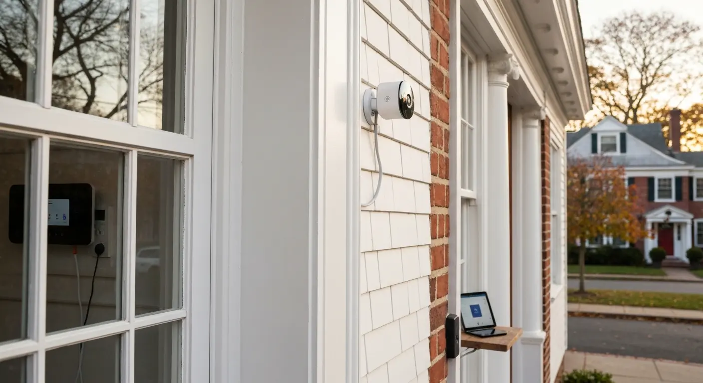 Security camera voice integration